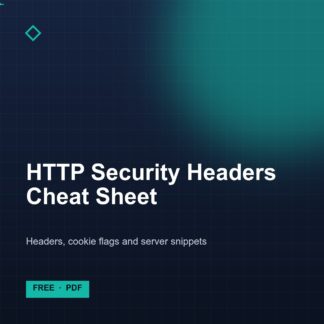 HTTP Security Headers Cheat Sheet cover