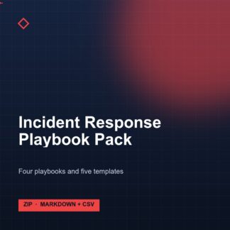 Incident Response Playbook Pack cover